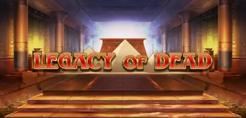 Legacy of Dead slot by Play'n GO — gameplay screenshot showing egyptian theme
