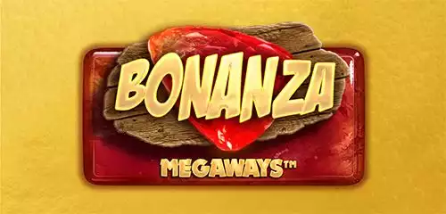 Bonanza Megaways slot by Big Time Gaming — gameplay screenshot showing mining theme